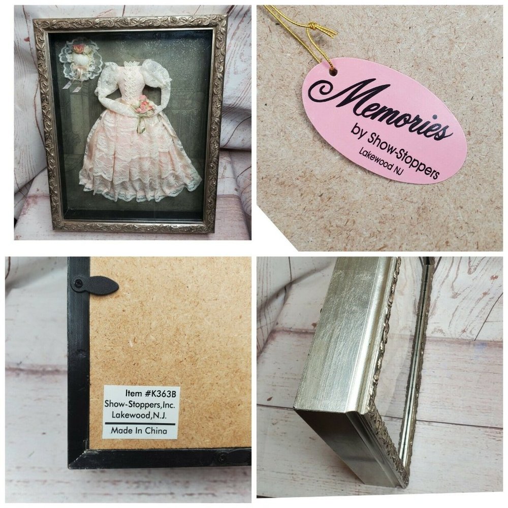 Vintage Victorian Shadow Box “Memories” by Show-Stoppers 1999 Item# K363B
